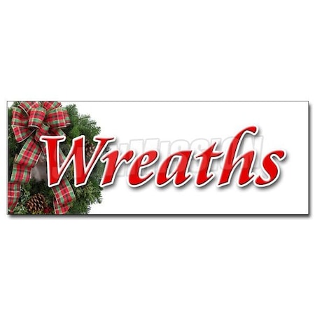 WREATH DECAL Sticker WREATH DECAL Sticker Christmas Xmas X-mas Trees